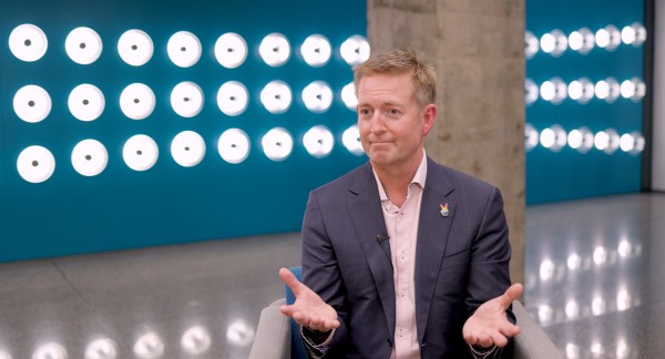James Kilty talking to camera