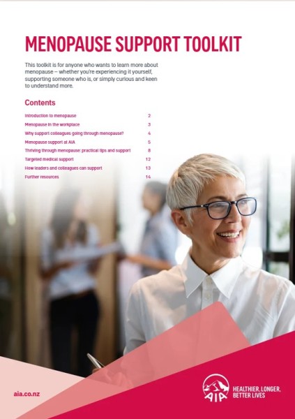 Menopause Support Toolkit cover